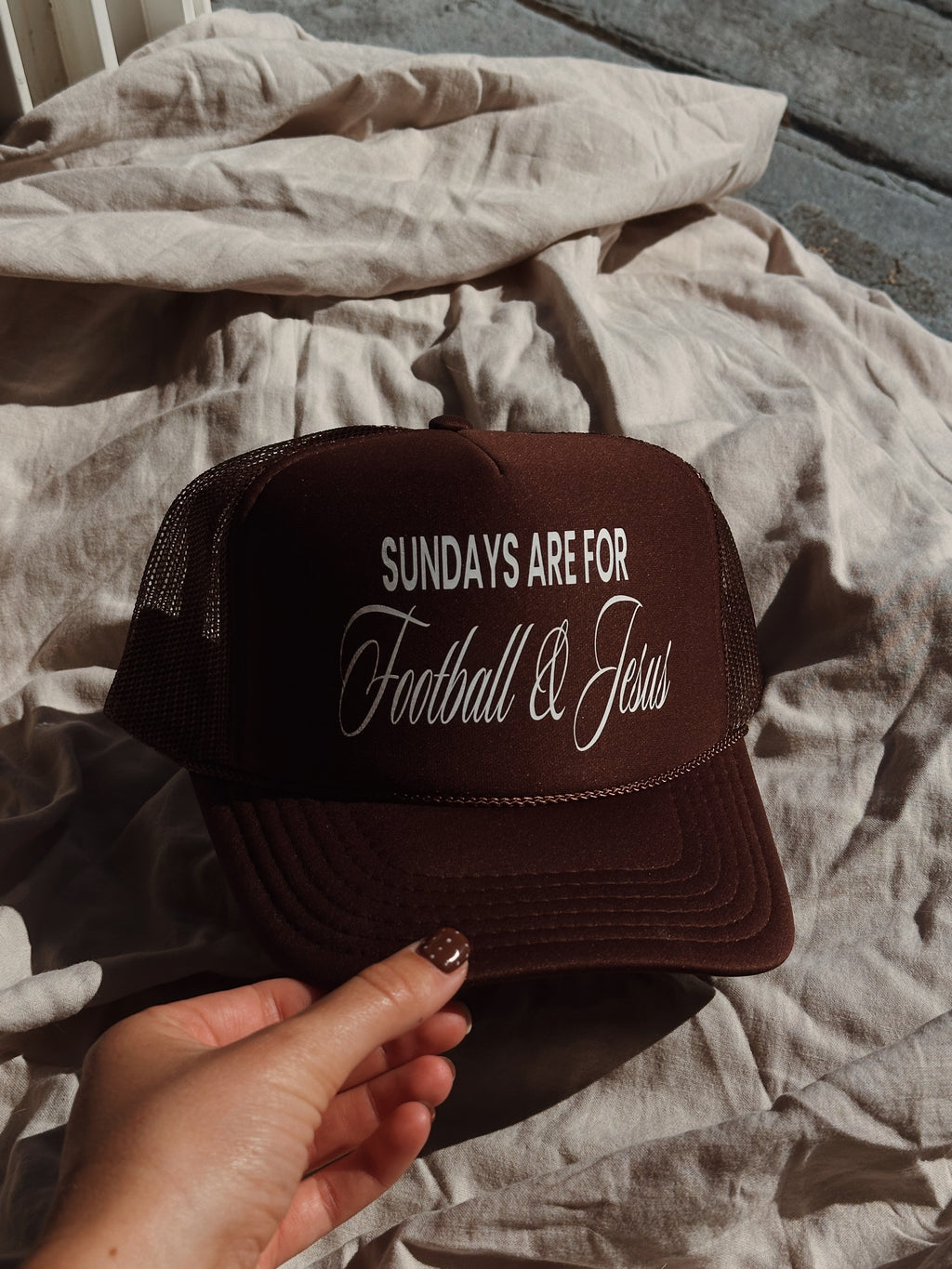 Sundays are for Football & Jesus Hat