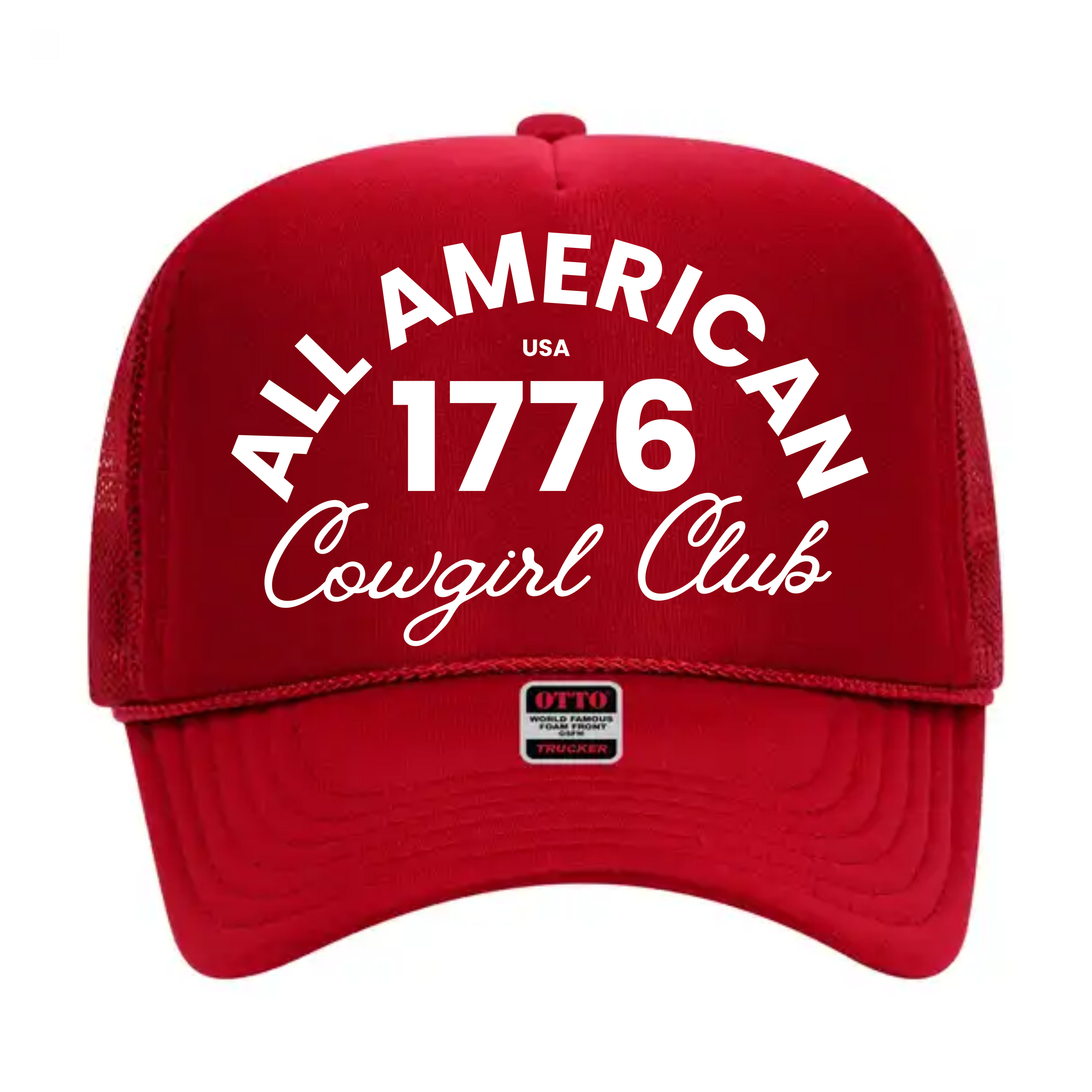 All American Cowgirl Club Trucker Hat