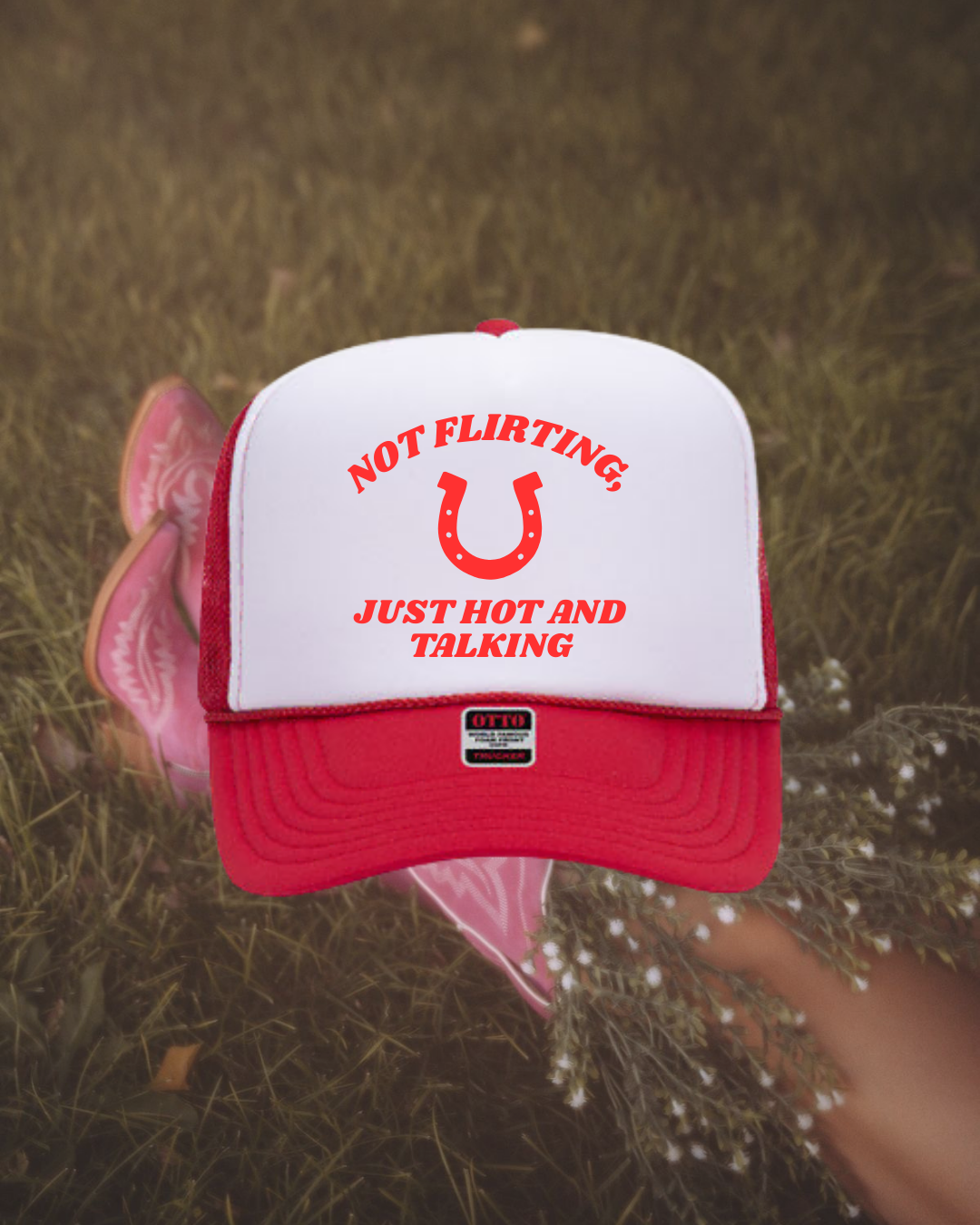 Not Flirting Just Hot and Talking Hat