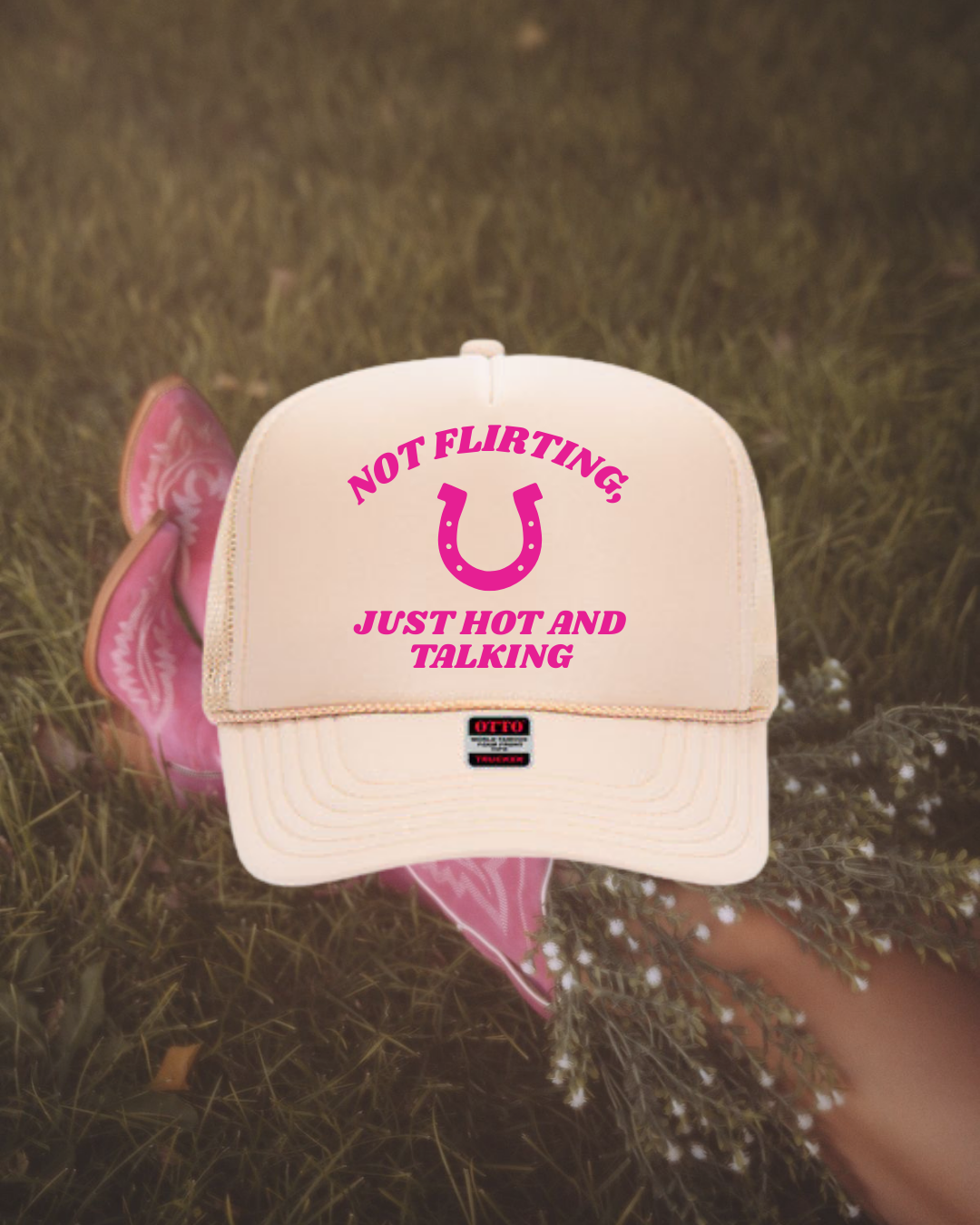 Not Flirting Just Hot and Talking Hat