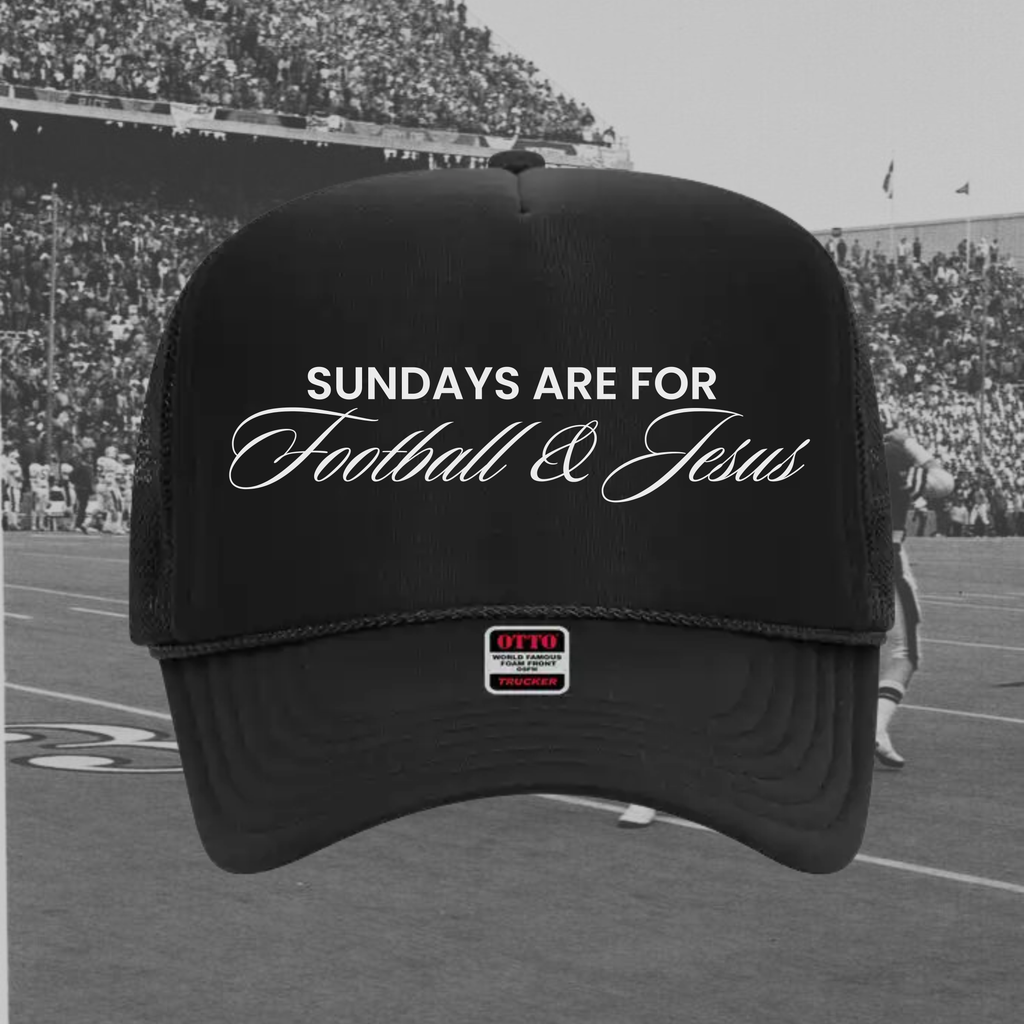 Sundays are for Football & Jesus Hat