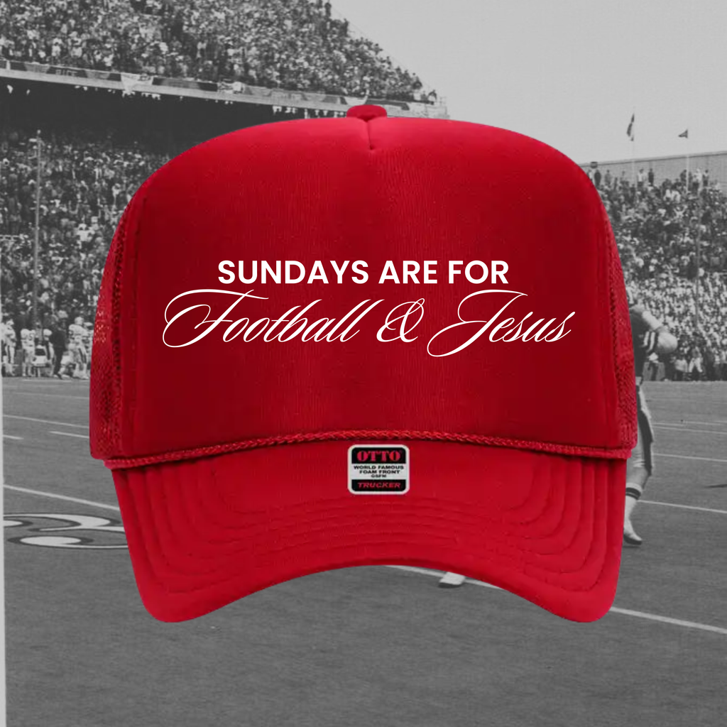 Sundays are for Football & Jesus Hat