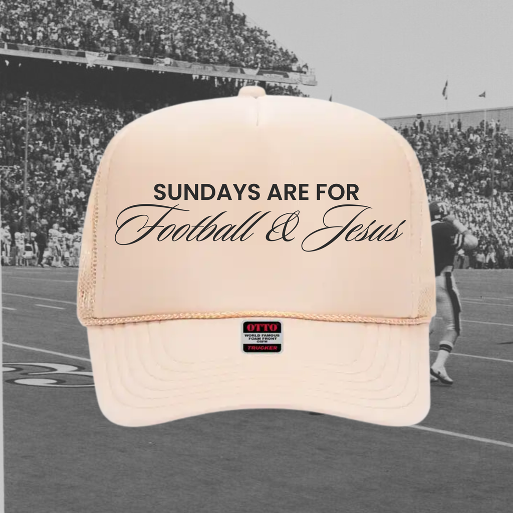 Sundays are for Football & Jesus Hat