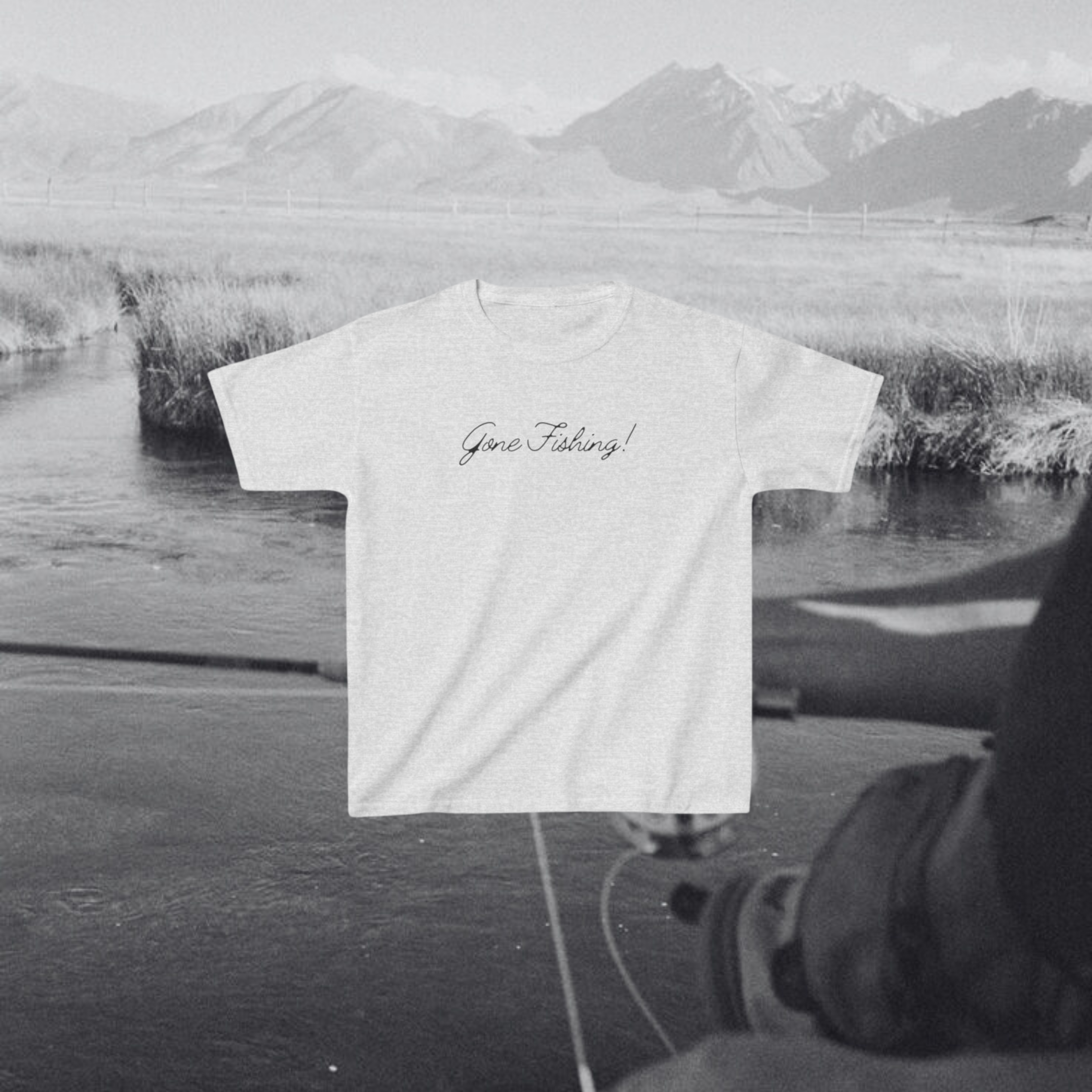 Gone Fishing Baby Tee