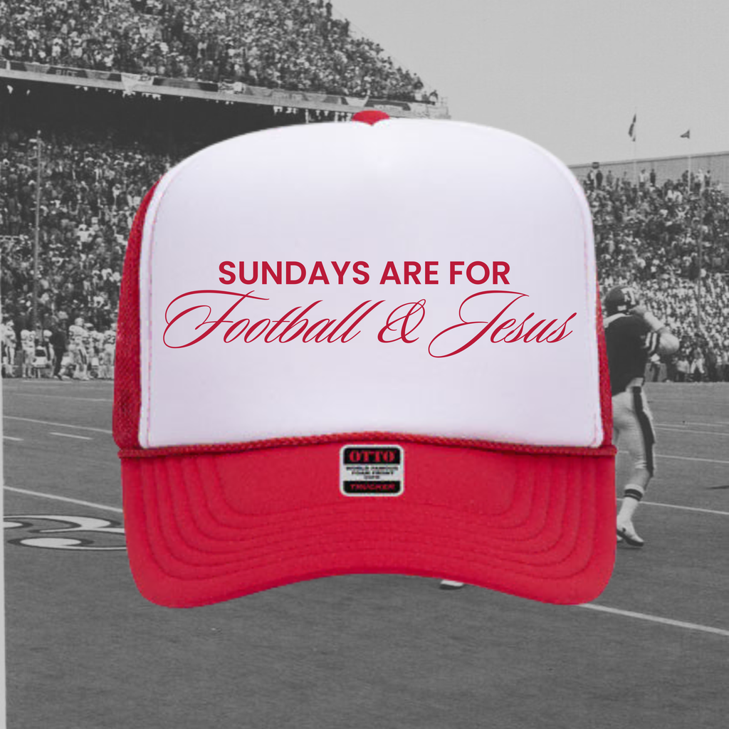 Sundays are for Football & Jesus Hat