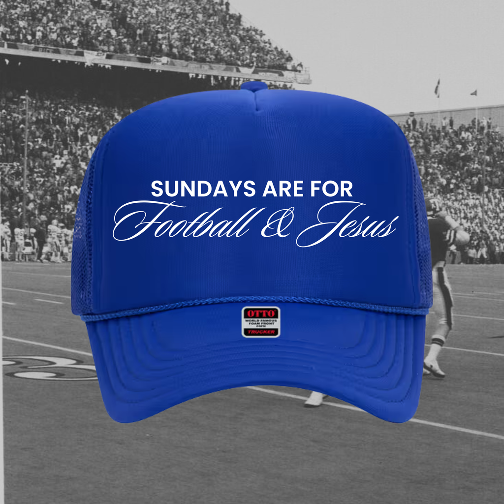 Sundays are for Football & Jesus Hat