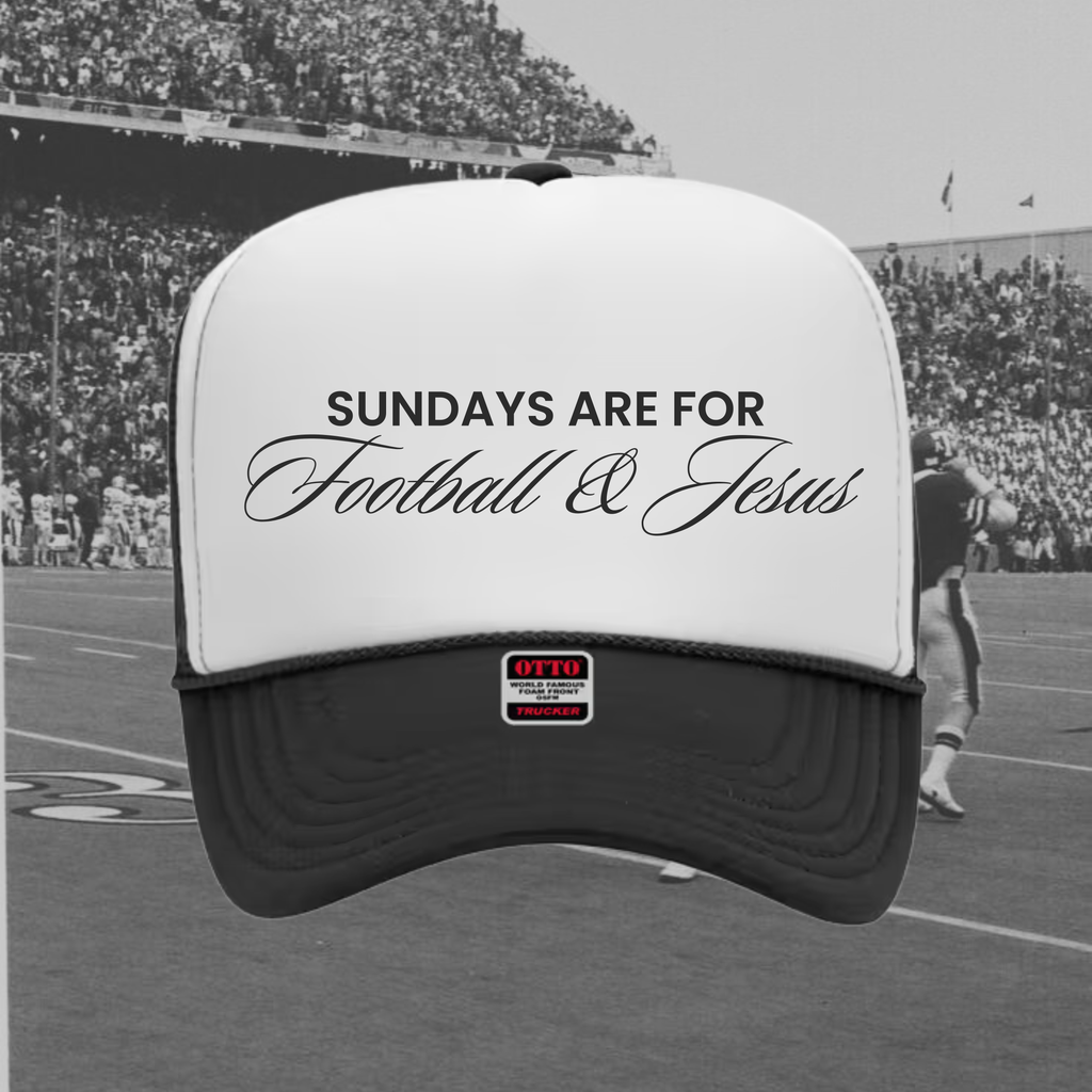 Sundays are for Football & Jesus Hat