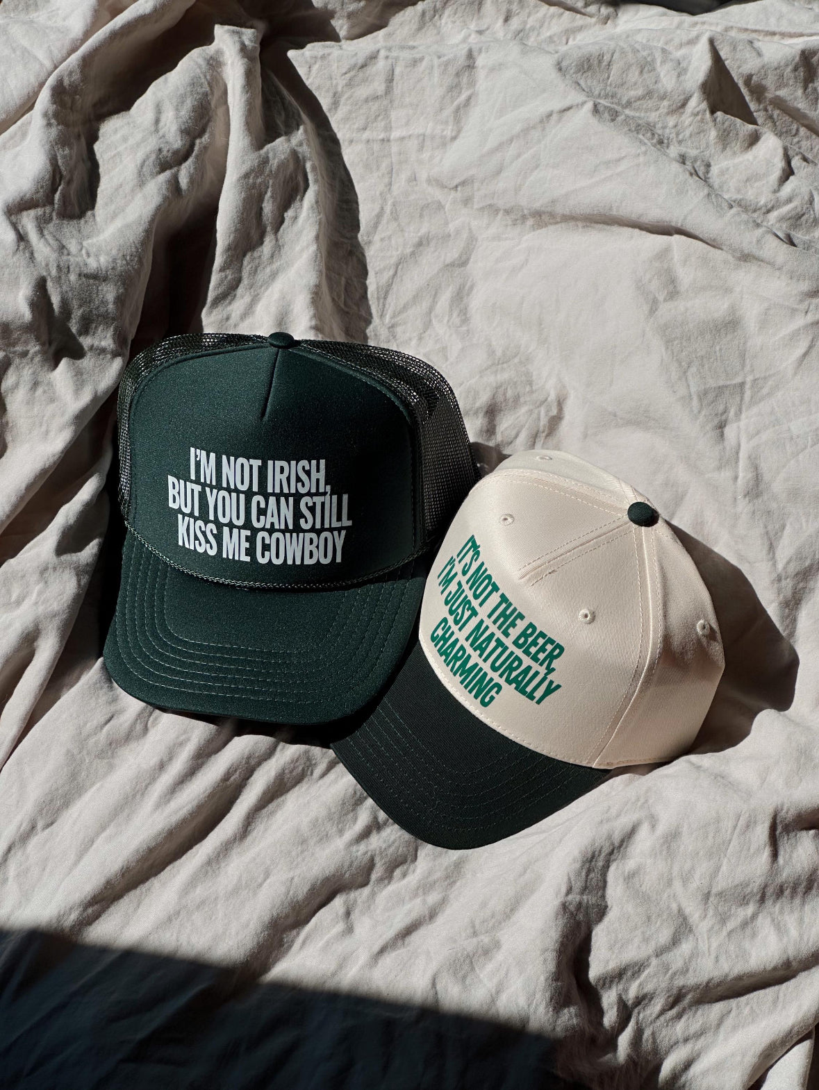 Kiss Me Cowboy Trucker Hat