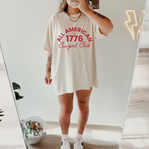All American Cowgirl Club Tee