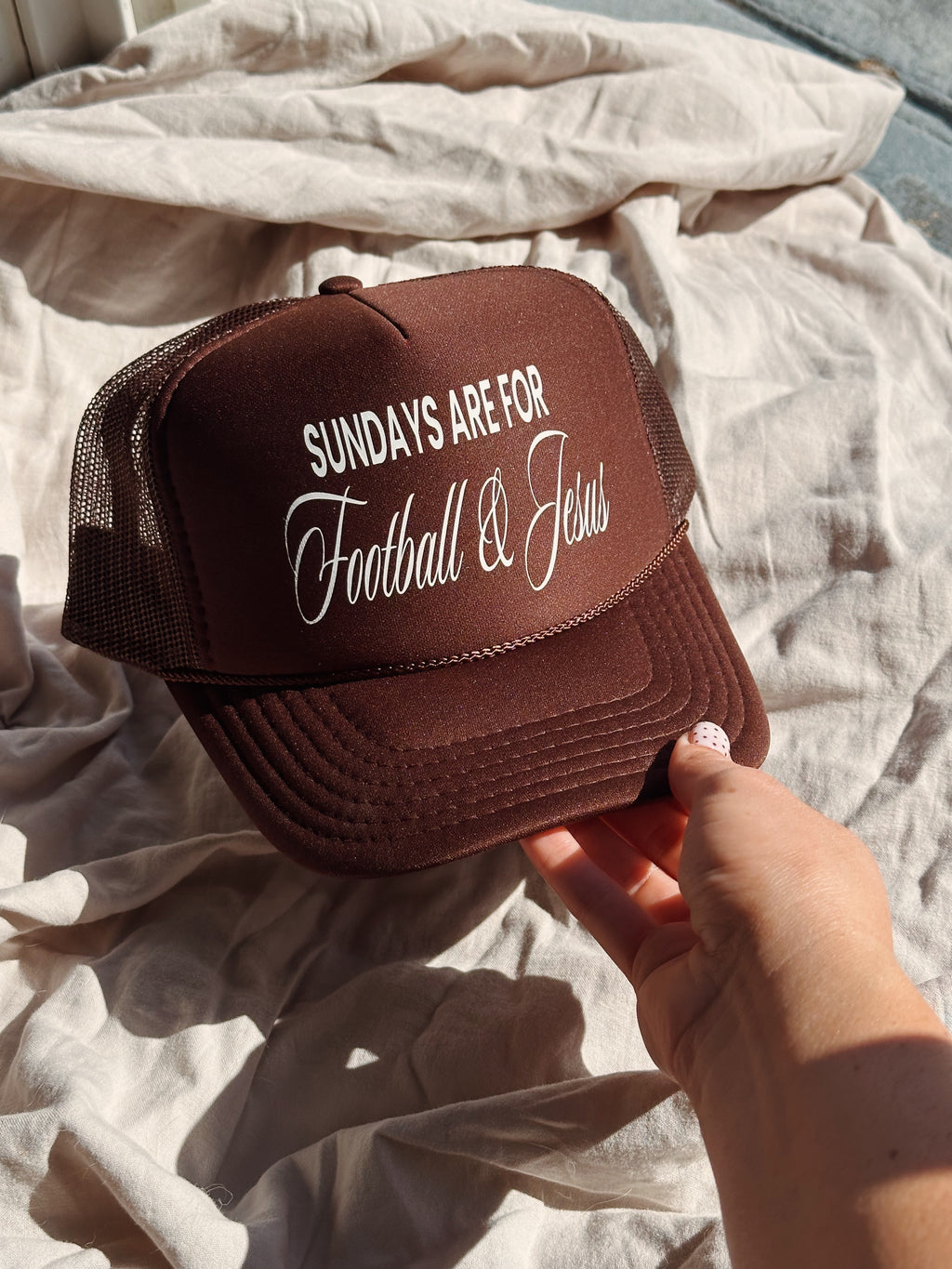 Sundays are for Football & Jesus Hat