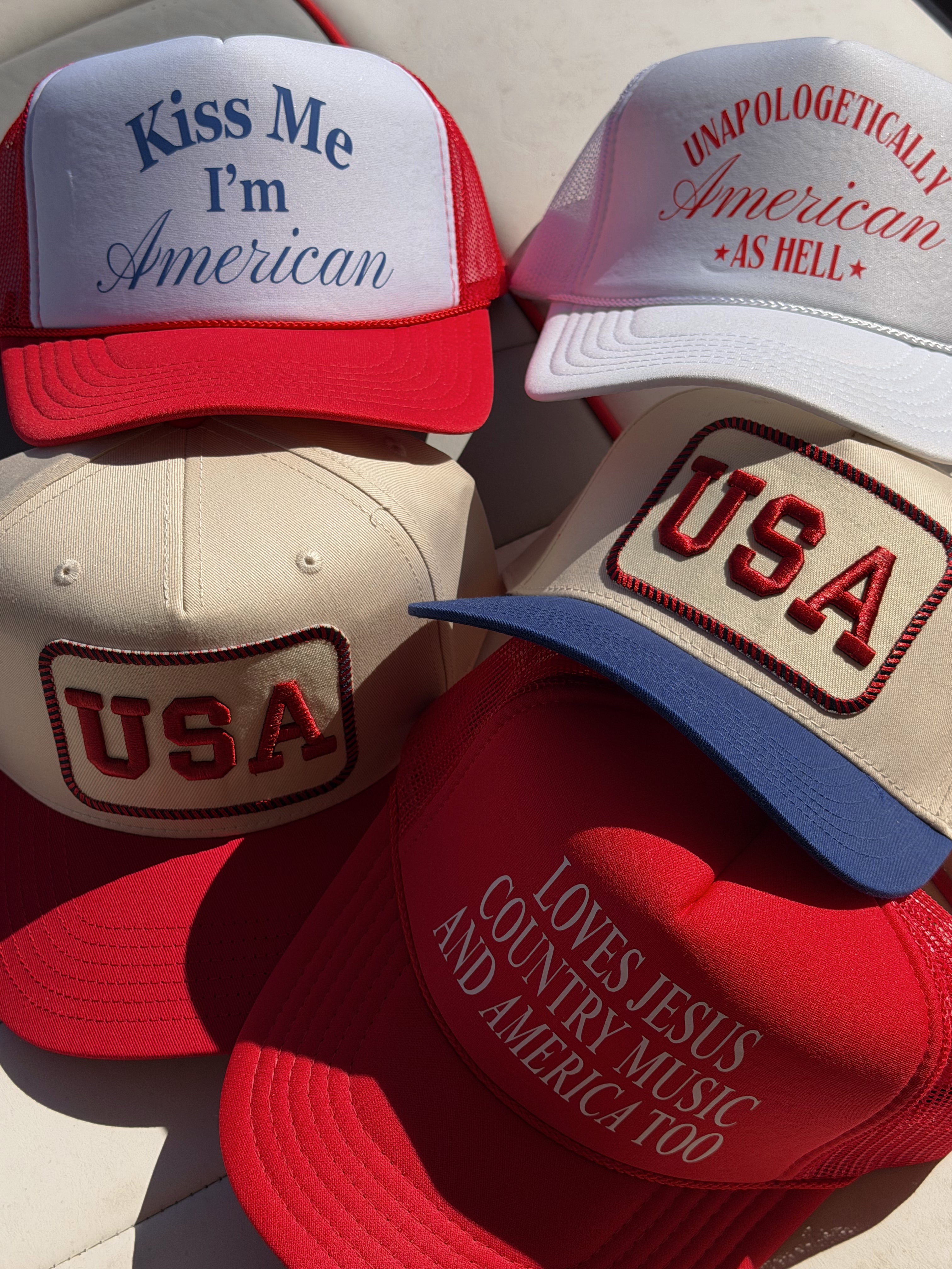 Kiss Me I’m American Hat