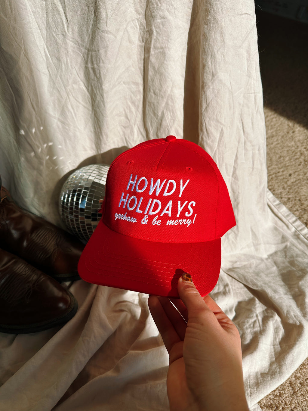 Howdy Holidays Hat