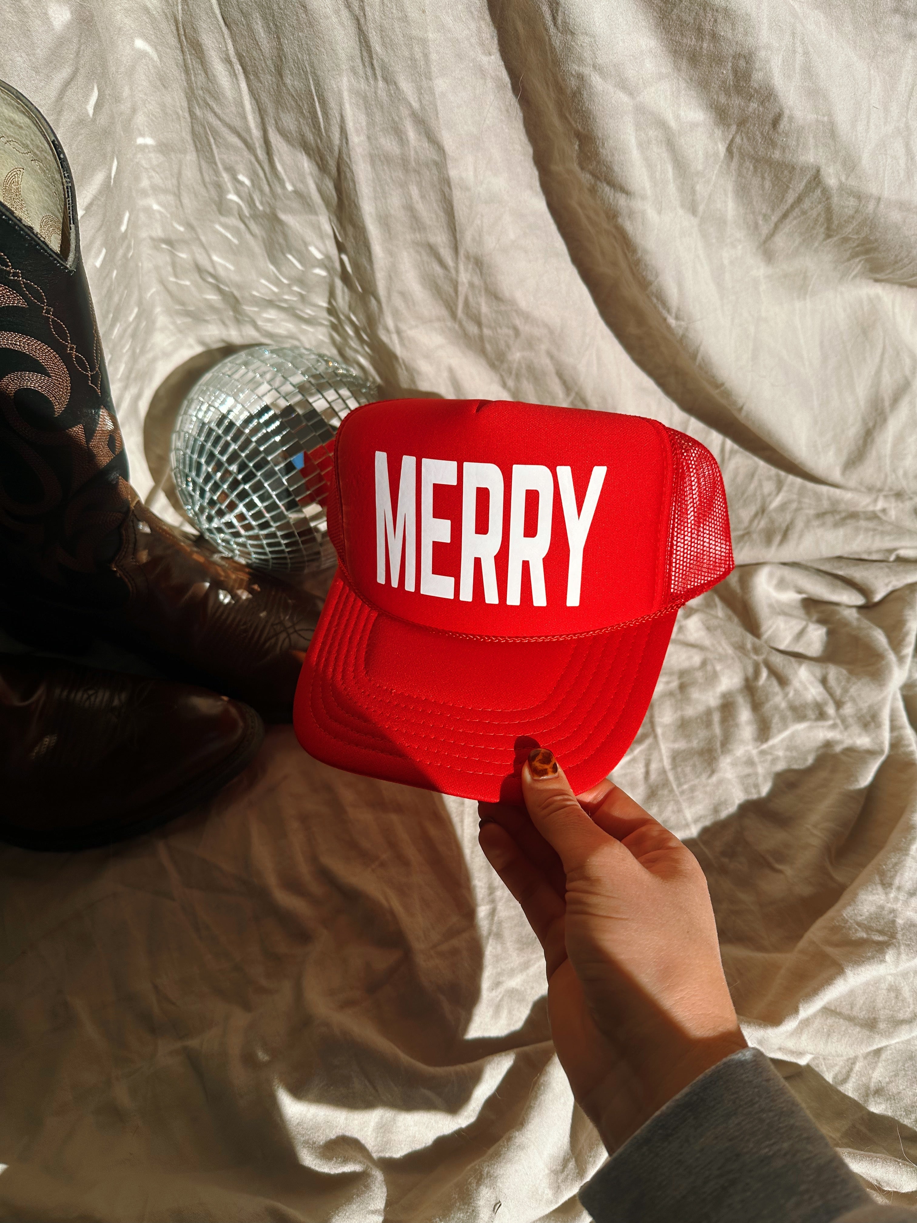Merry Trucker Hat